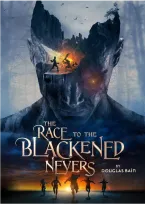 A dramatic scene depicting a race towards a dark, ominous horizon, symbolizing a journey into the unknown.